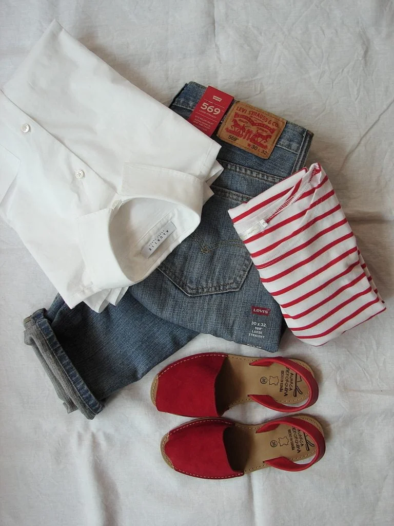 collection of clothes