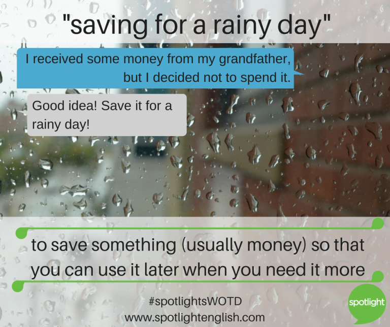 6 English Rain Idioms Don t Use Number 5 Today Spotlight English